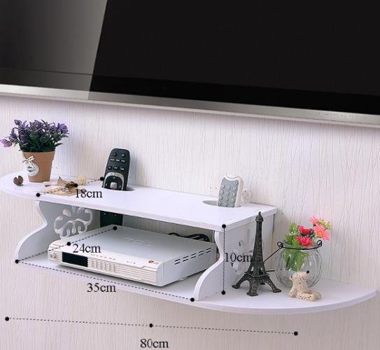 kệ tivi treo tường 2 tầng