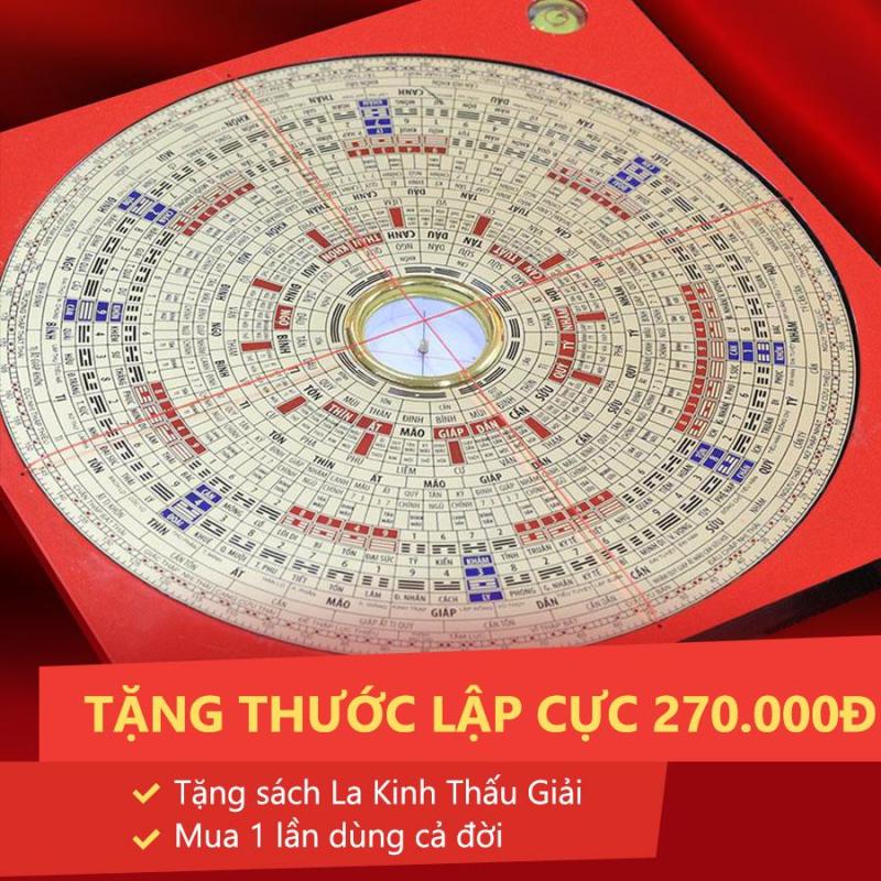 La Kinh Tiếng Việt Ngọc Phúc Đường (tặng thêm thước Lập cực 270K)