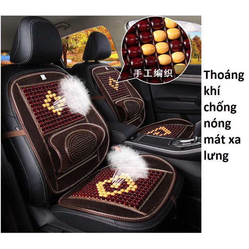 Bộ lót ghế hạt gỗ