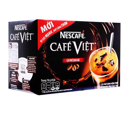 Cafe đen đá hoà tan Cafe Việt 15 gói