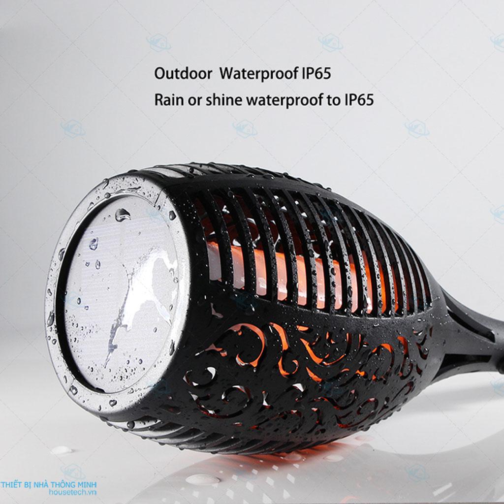 Ngọn đuốc năng lượng mặt trời trang trí sân vườn HT435