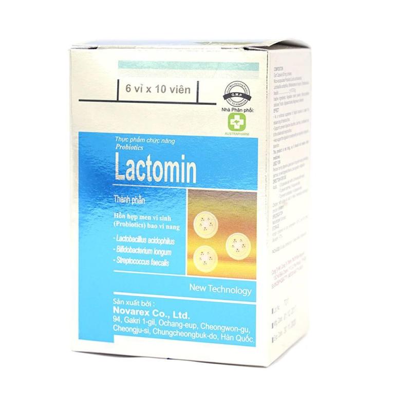 Men tiêu hóa uống Lactomin  (60 viên/ hộp) nhập khẩu