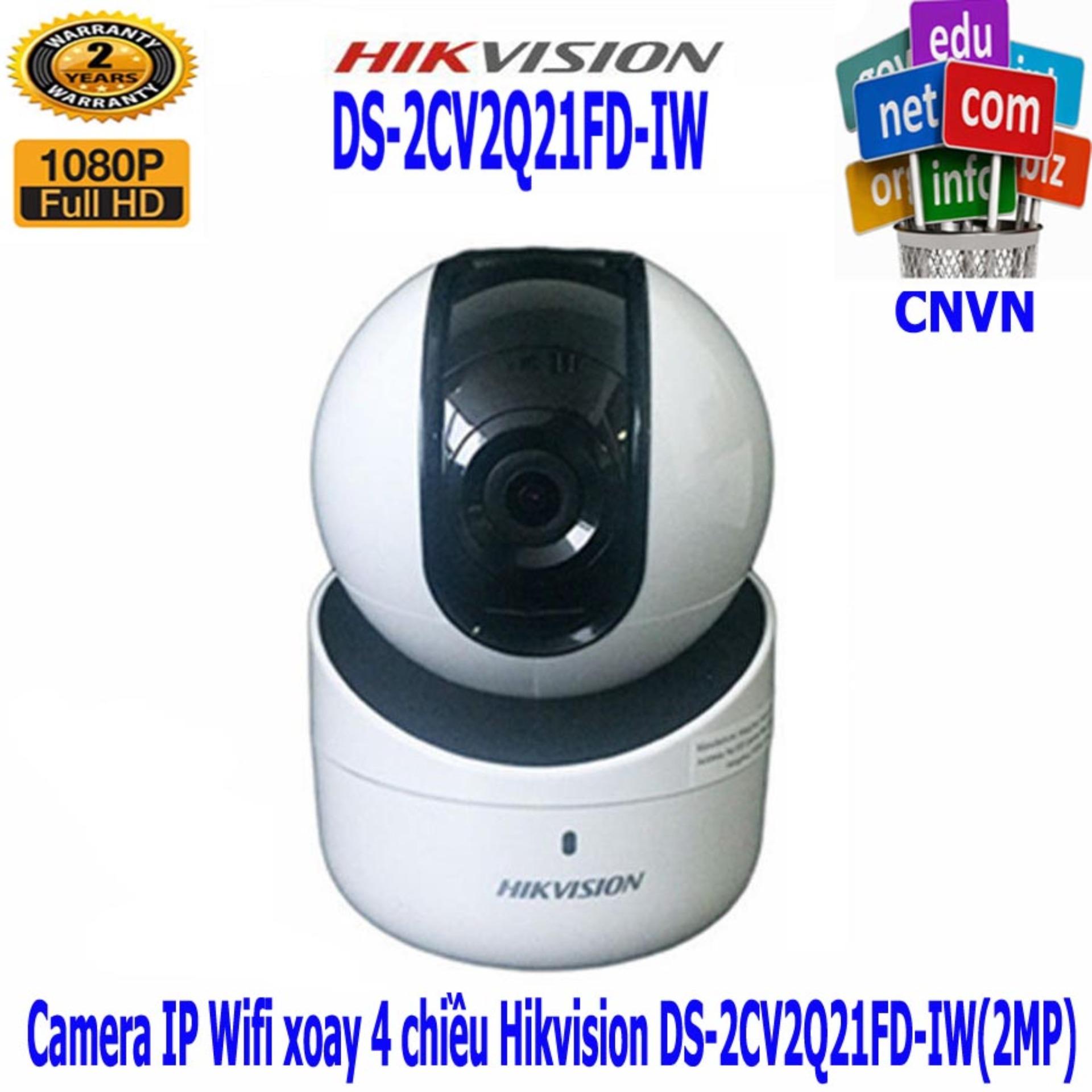 Camera ip wifi xoay 4 chiều hikvision ds-2cv2q21fd-iw
