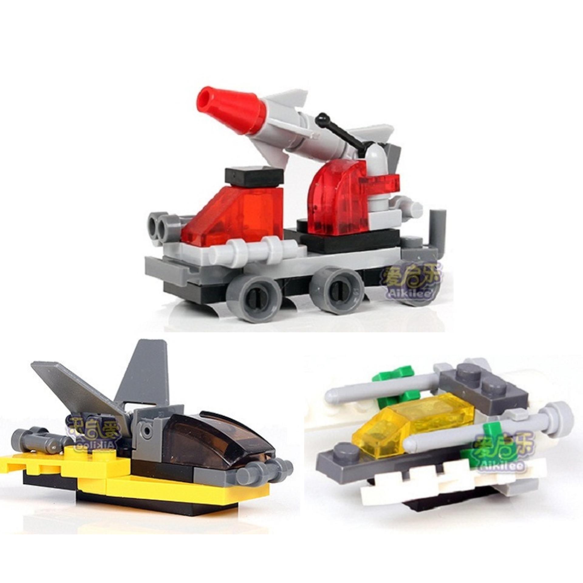 Combo 3 hộp đồ chơi xếp hình nhựa cao cấp MS003 - MS04 - MS05 - Đồ chơi Lego - Đồ chơi cho bé yêu