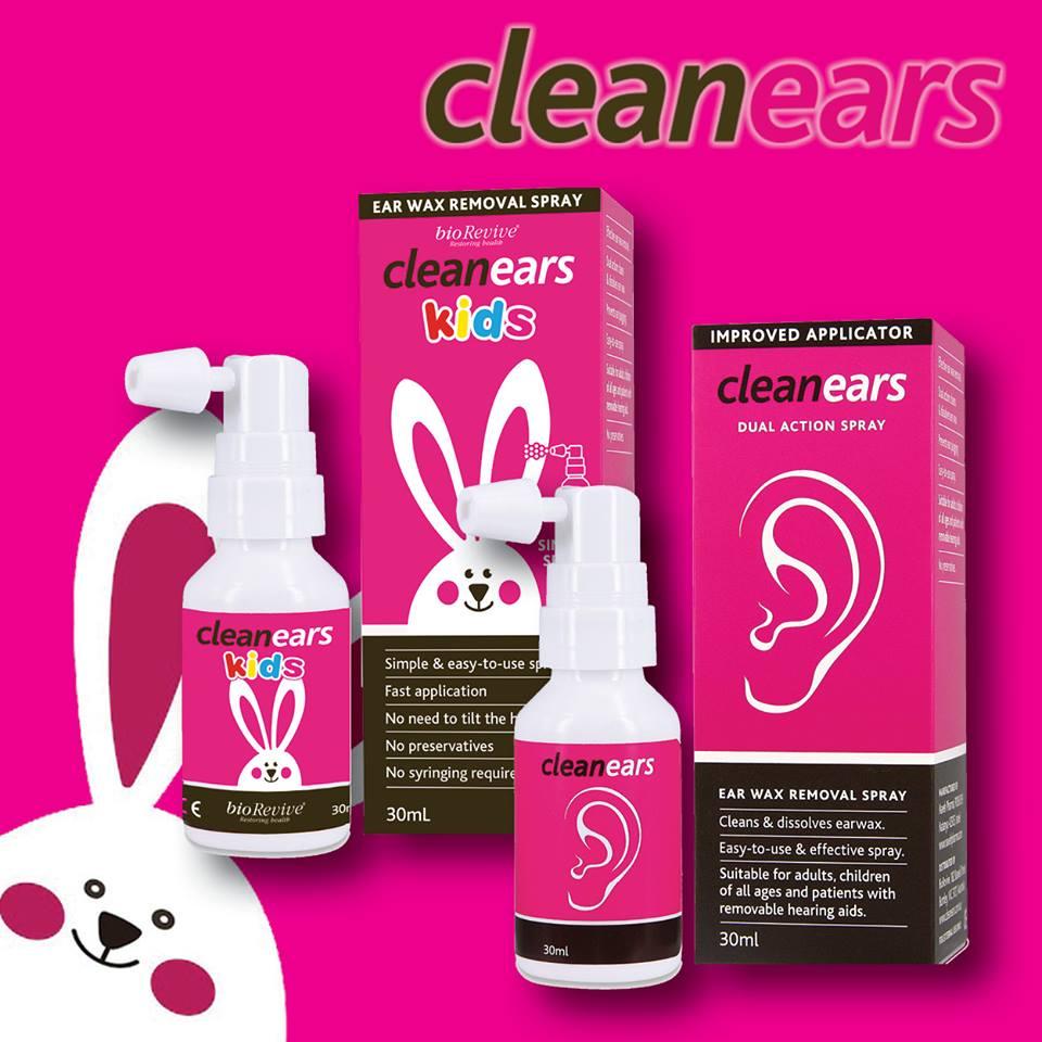 Xịt tan ráy tai cho trẻ Clean Ears Kids