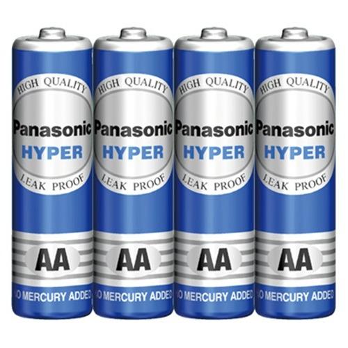 Vỉ 4 viên pin aa panasonic hyper carbon 1.5v