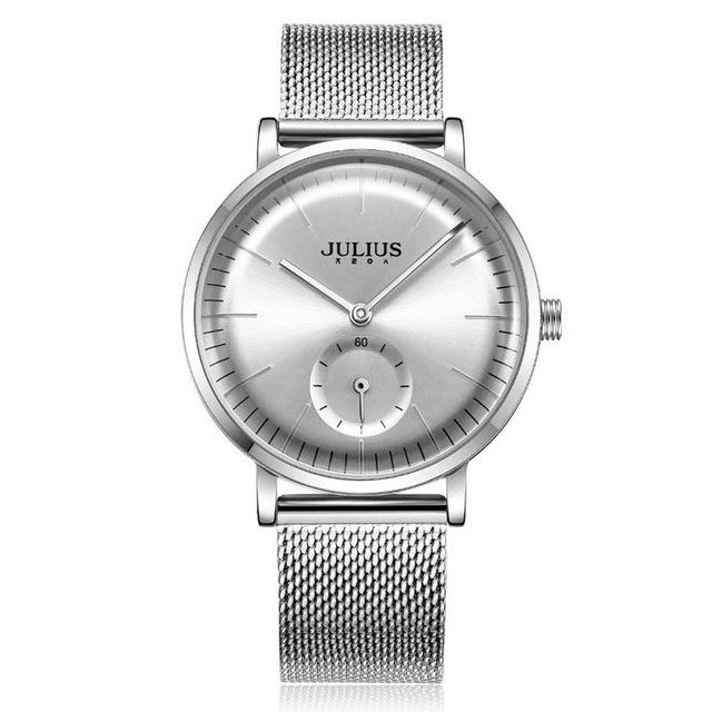 Đồng hồ nữ julius hàn quốc dây thép không gỉ ja-1065a
