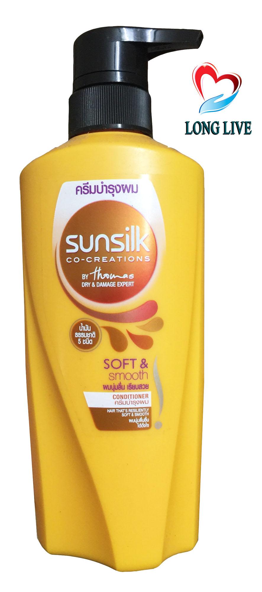 Dầu xả Sunsilk Thái Lan mềm mượt diệu kỳ 400ml (vàng)