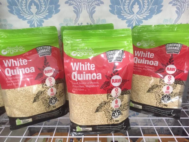 Hạt  Quinoa (Diêm mạch) Absolute Organic 1KG cao cấp