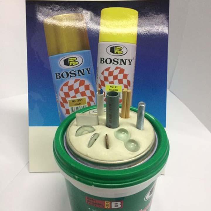 Keo AB Epoxy Putty, keo dán đa năng, (B236) Bosny- keo dán gỗ, dán sắt, kim loại, dán nhựa