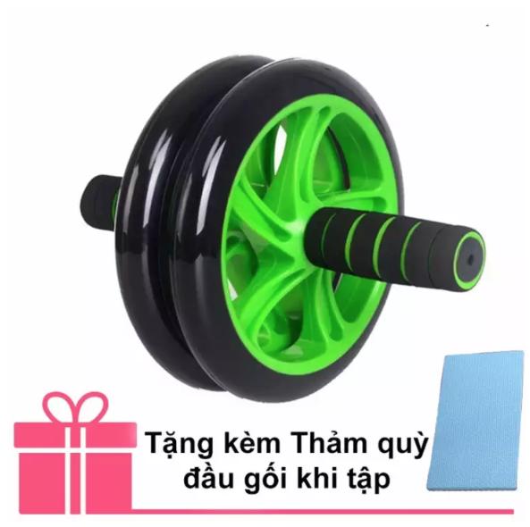 Bánh xe lăn tập cơ bụng + Tặng thảm lót