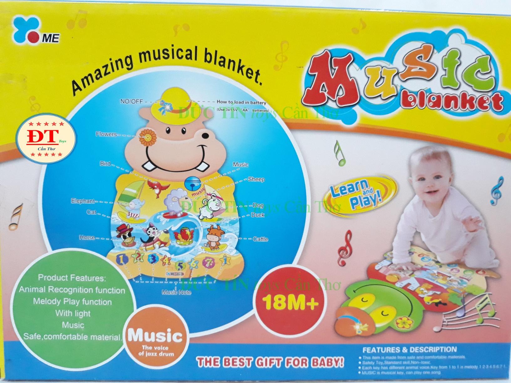 ĐỒ CHƠI THẢM PHÁT NHẠC, TIẾNG ĐỘNG VẬT CẢM ỨNG THÔNG MINH