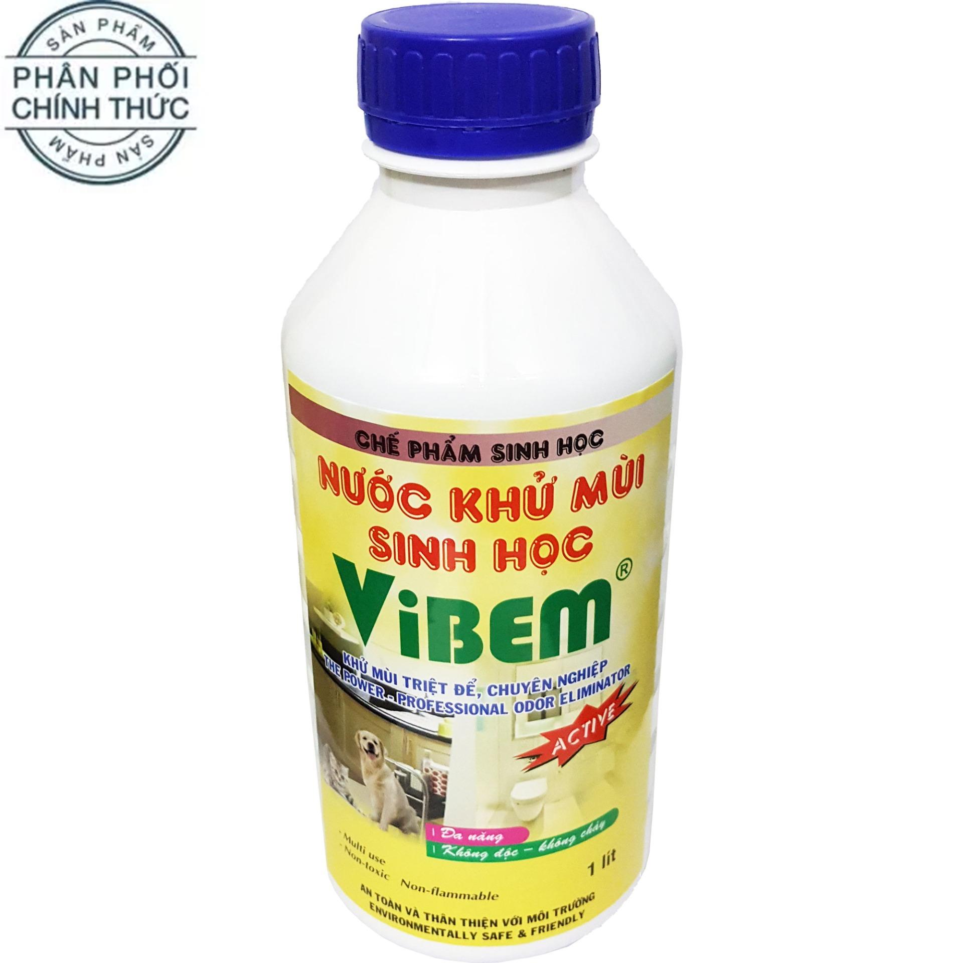 Khử mùi thú cưng VIBEM (Chế phẩm sinh học theo công nghệ Nhật Bản) - 1L