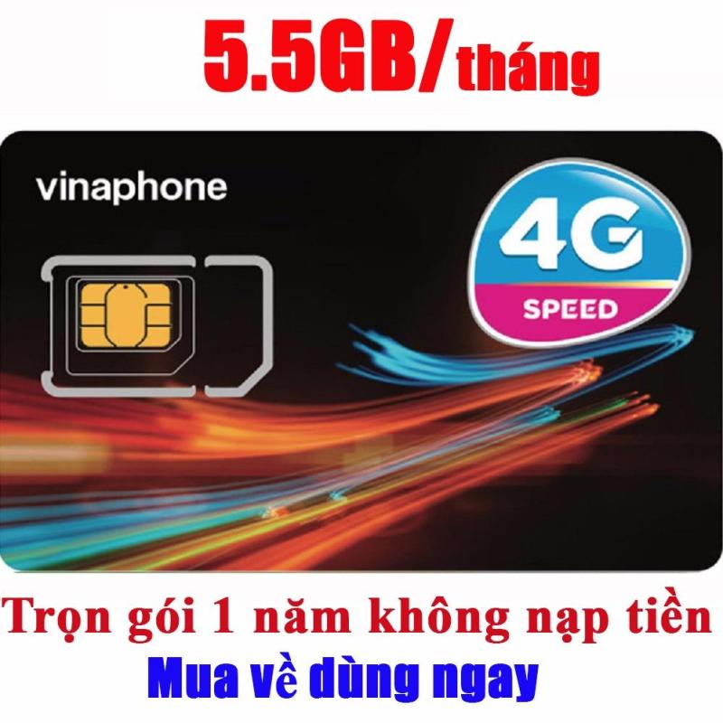SIM 4G Vinaphone D500 Vina12T Tặng 5GB/Tháng X 12 tháng Trọn Gói 1 Năm