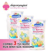 HCMCOMBO 3 Bịch Nước Rửa Bình Sữa Kodomo - 700ml - Thái Lan