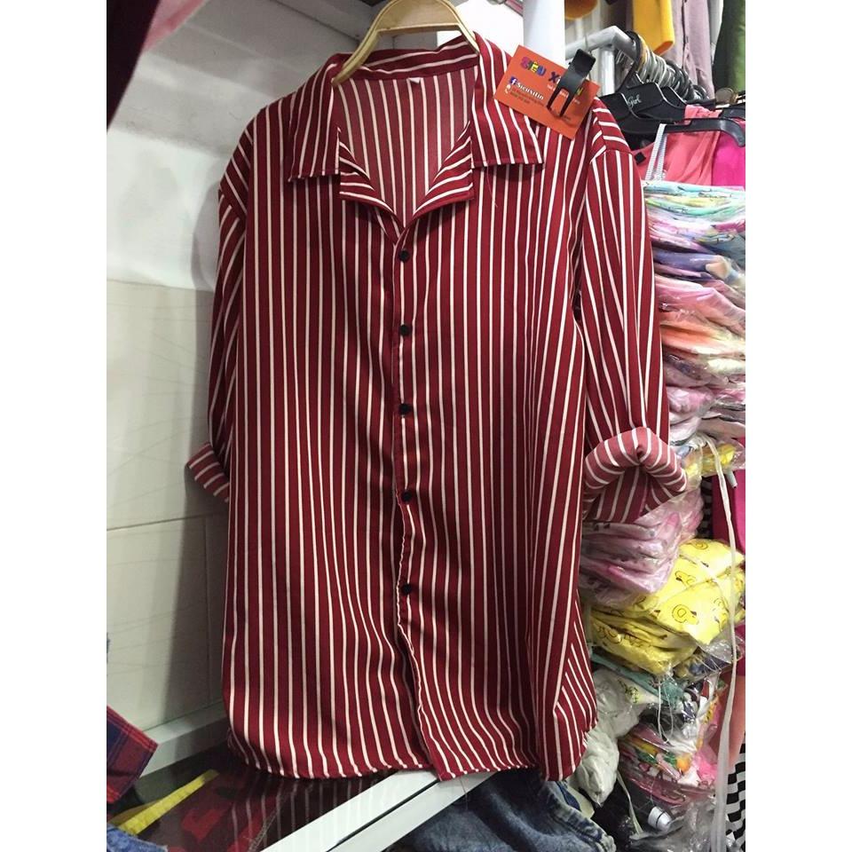 Sơmi sọc tay dài