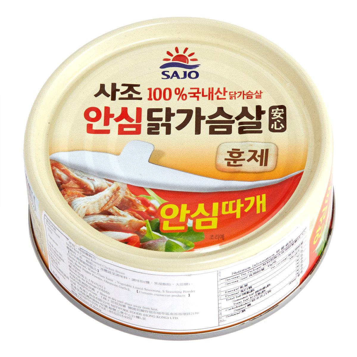 Thịt gà hộp sajo 90gram - nhập khẩu hàn quốc