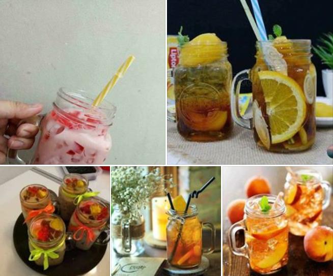 [HCM]Combo 6 Ly quai thủy tinh trà sữa 450ML