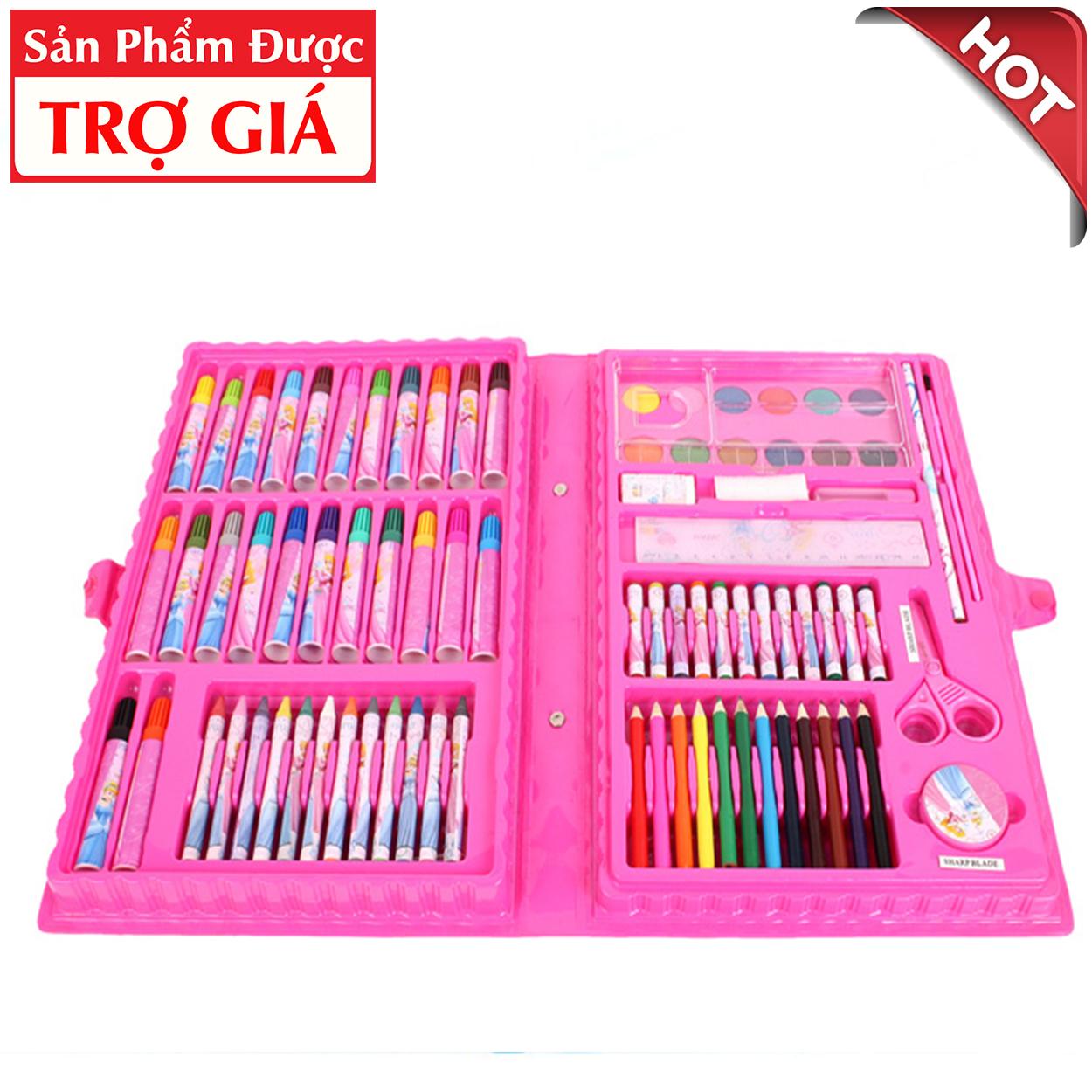 Hộp bút màu 86 chi tiết đa năng nhiều màu