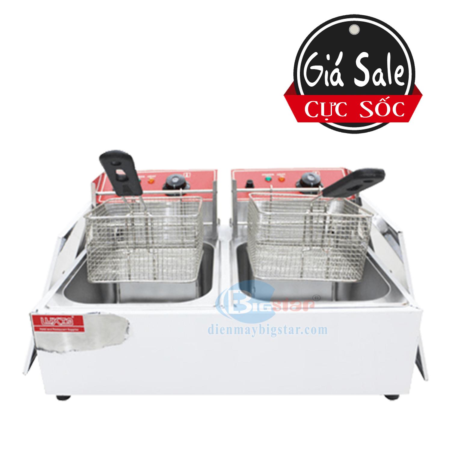 Bếp chiên nhúng điện đôi FY-82A