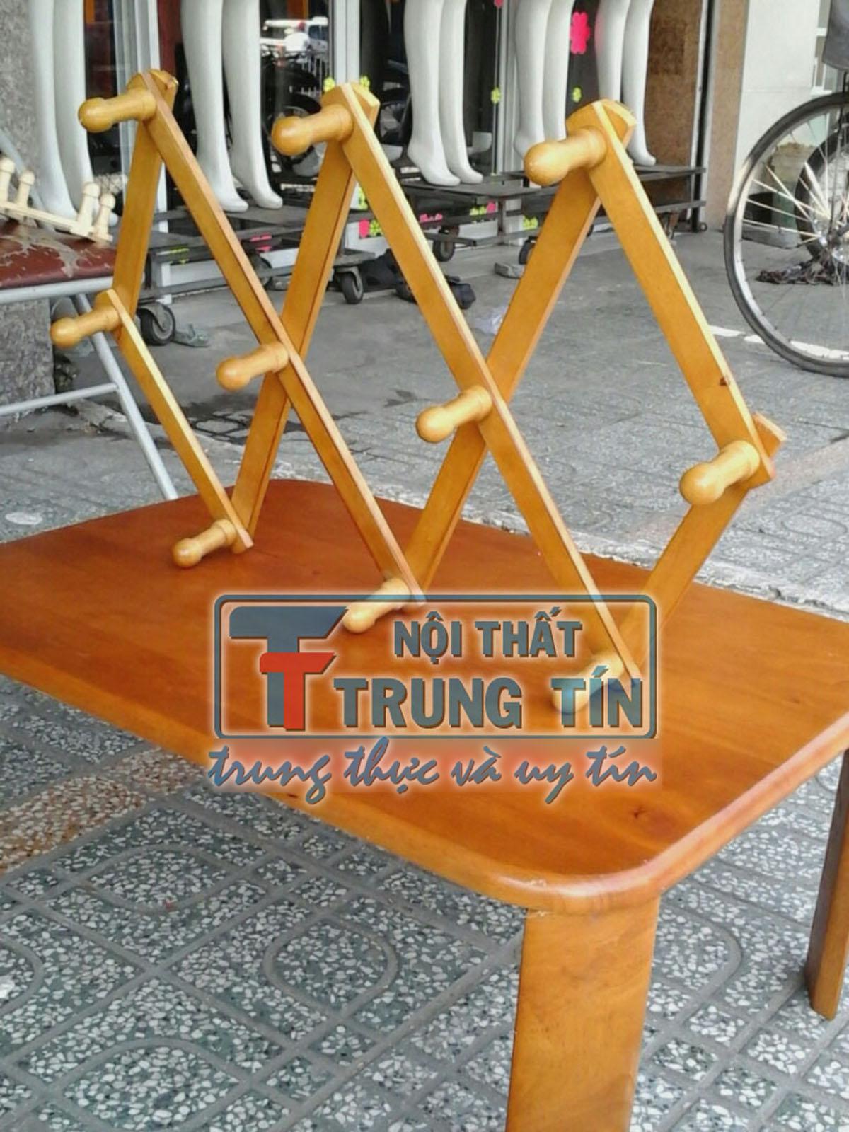 Móc áo gỗ treo tường loại lớn
