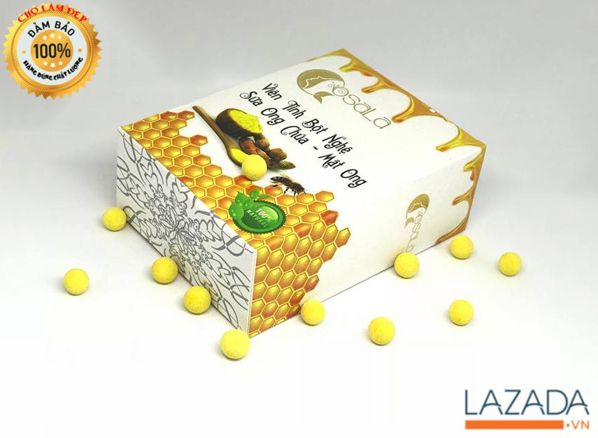 Viên Tinh Bột Nghệ Mật Ong Sữa Ong Chúa OSaLa Cao Cấp - Chăm sóc cơ thể khỏe mạnh từ sâu bên trong!