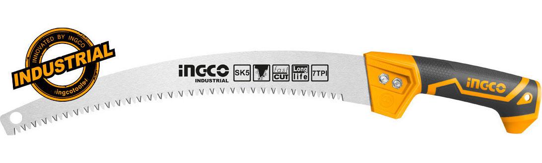13inch cưa cành cầm tay lưỡi cong ingco hps3308