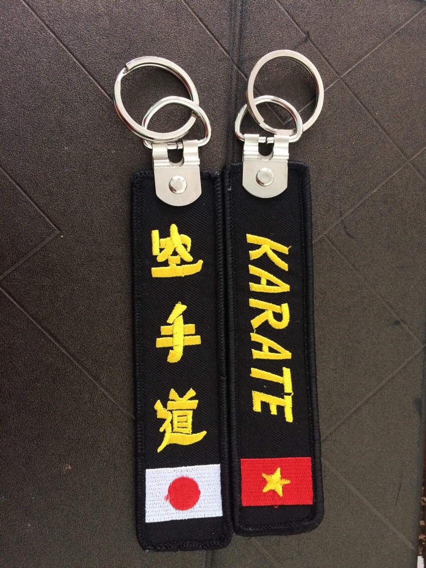 Móc khoá thêu Karatedo