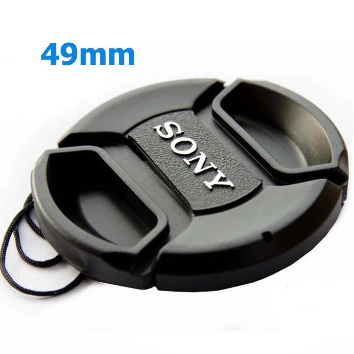 [HCM]Lens cap nắp đậy ống kính chữ Sony phi 49mm cho lens Sony E18- 55mm