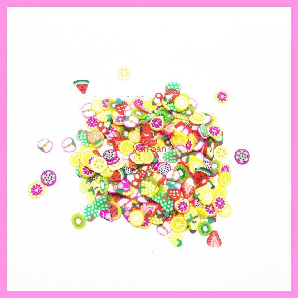 Cốm 10Gram Trái Cây - Nguyên Liệu Làm và Trang Trí Slime