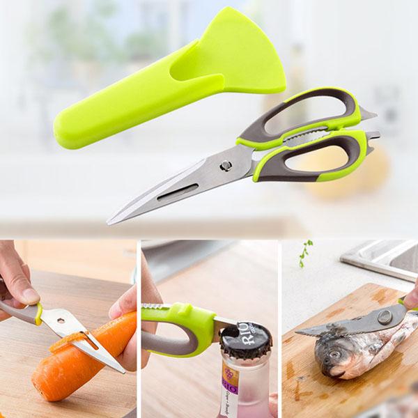 KÉO CẮT ĐA NĂNG 6 TRONG 1 CÓ HỘP ĐỰNG TIỆN DỤNG