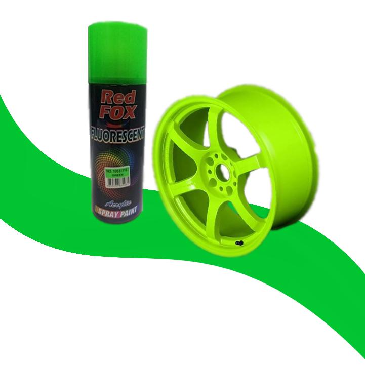 [HCM]Sơn màu Xanh Lá nổi Huỳnh Quang-Fluorescent Redfox
