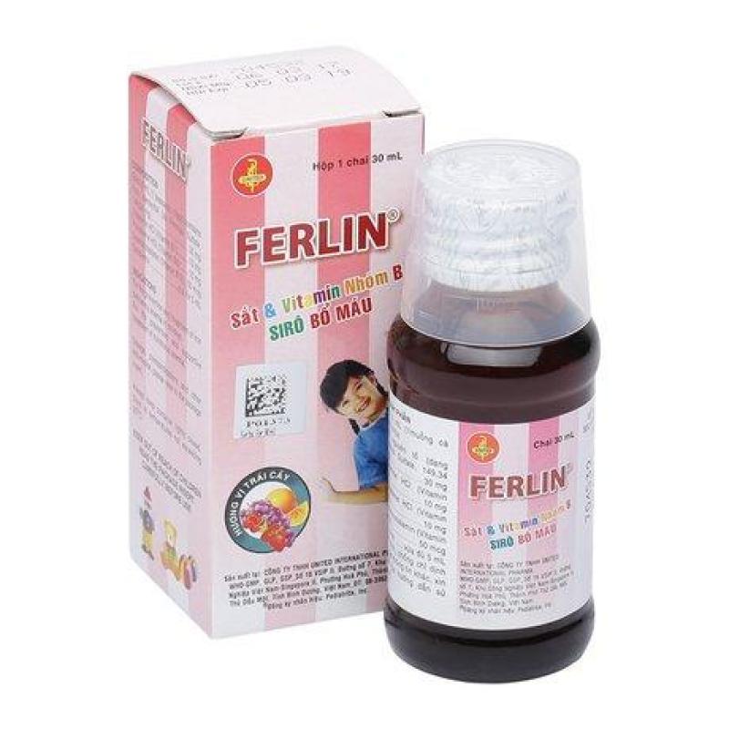 Siro uống bổ sung sắt cho trẻ em Ferlin ( 60ml) nhập khẩu