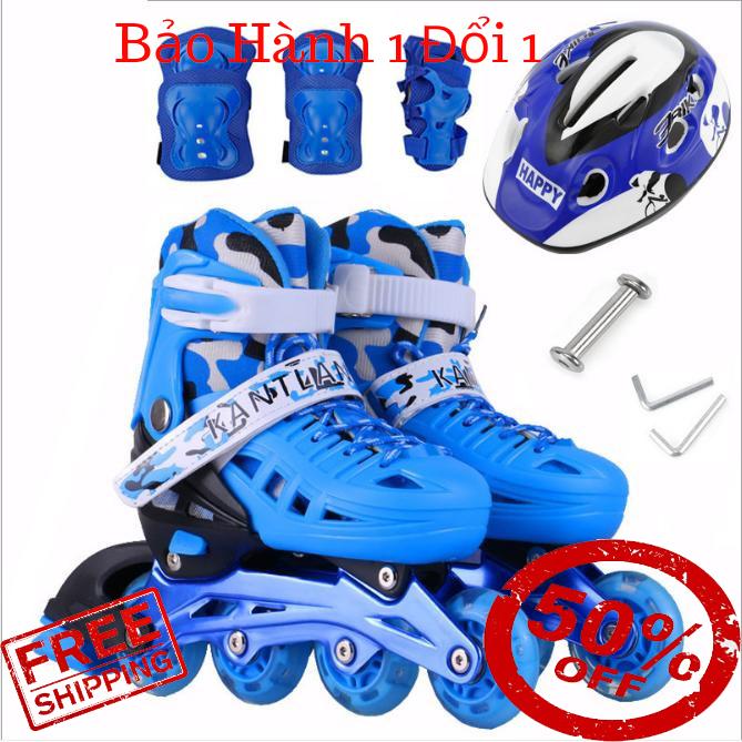 Combo Giày Trượt Patin Trẻ Em ,Giày Patin Trẻ Em Giá Rẻ TPHCM - Tặng Mũ Và Đồ Bảo Hộ, Chất Lượng Cao, BH 12 THÁNG