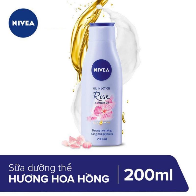 Sữa Dưỡng Thể Hương Hoa Hồng Nivea 200ml _ 88452 nhập khẩu