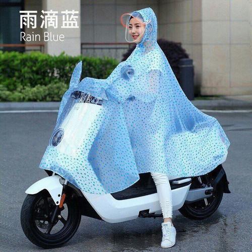 Áo mưa chấm bi trong suốt cao cấp