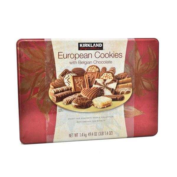 Bánh quy KIRKLAND SIGNATURE EUROPEAN COOKIES WITH BELGIAN CHOCOLATE MỸ 1.4KG