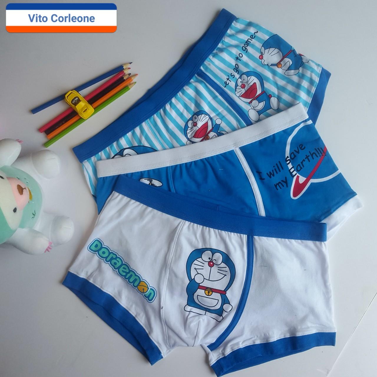 Bộ 3 quần sịp đùi DORAEMON cao cấp  Vito Corleone