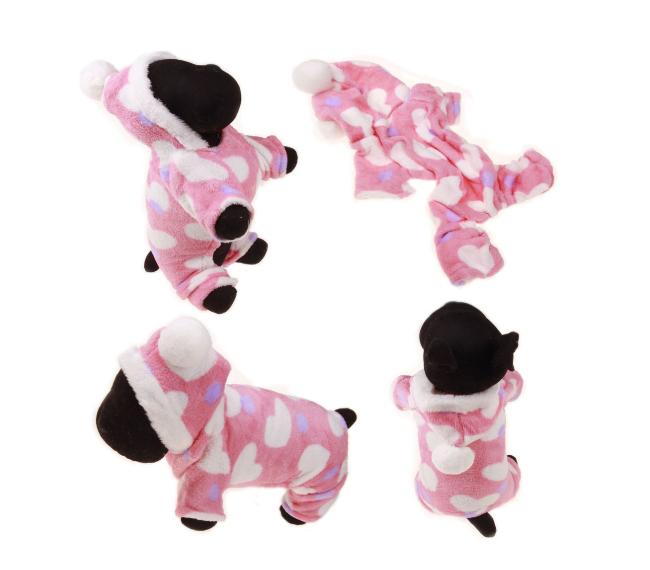 áo chó mèo cao cấp kiểu áo liền quần bông size xl ( dành cho chó mèo 5 - 8 kg )