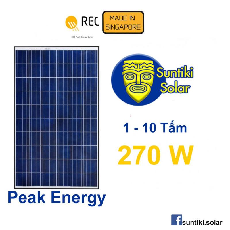 Bảng giá Tấm pin năng lượng mặt trời REC (Solar Panel) 270W (1-10 tấm)