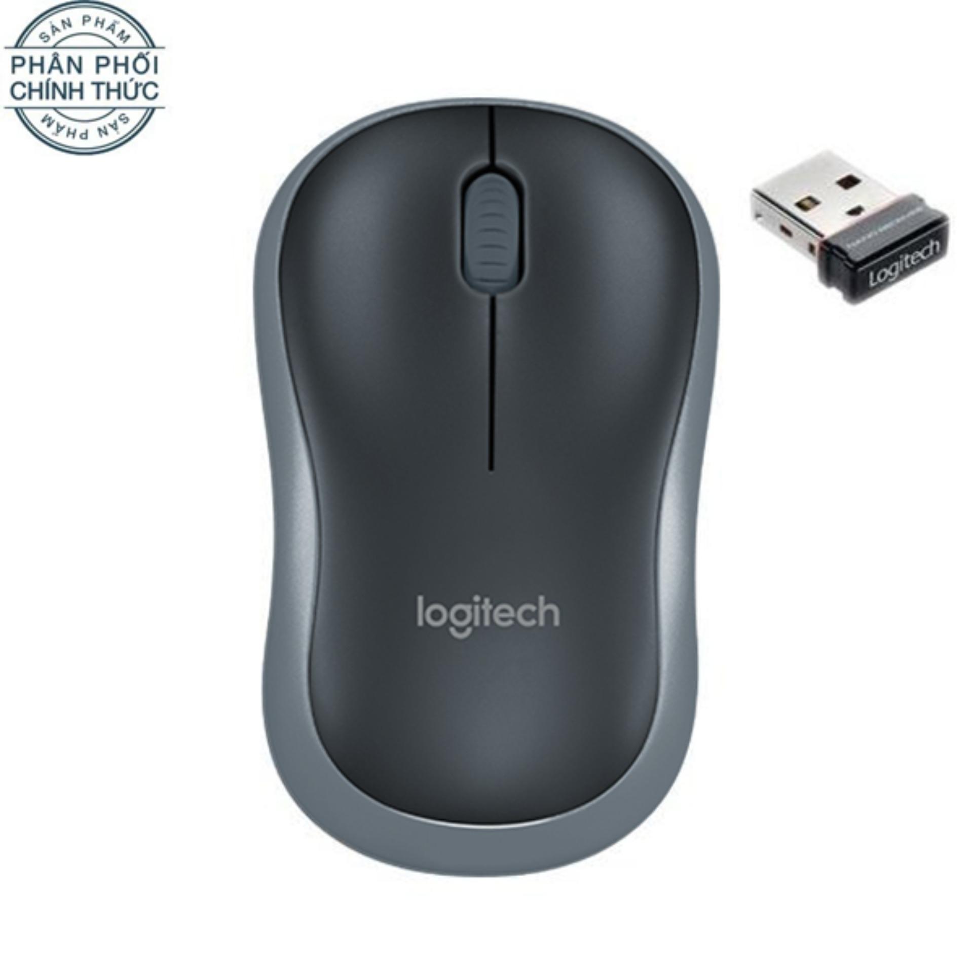 Chuột máy tính Mouse ko dây Logitech Tặng Lót Chuột, Đèn Led