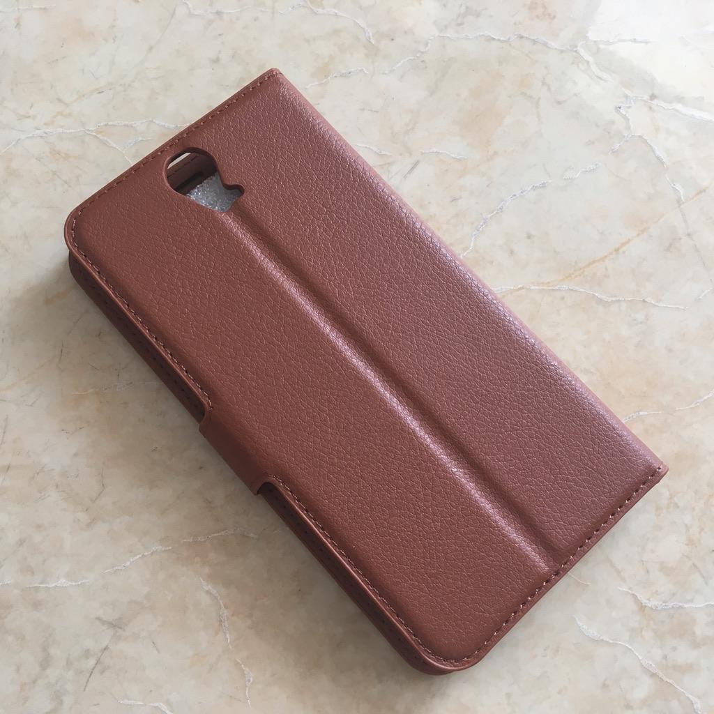 Htc e9 plus - bao da pu có khe đựng thẻ cho điện thoại