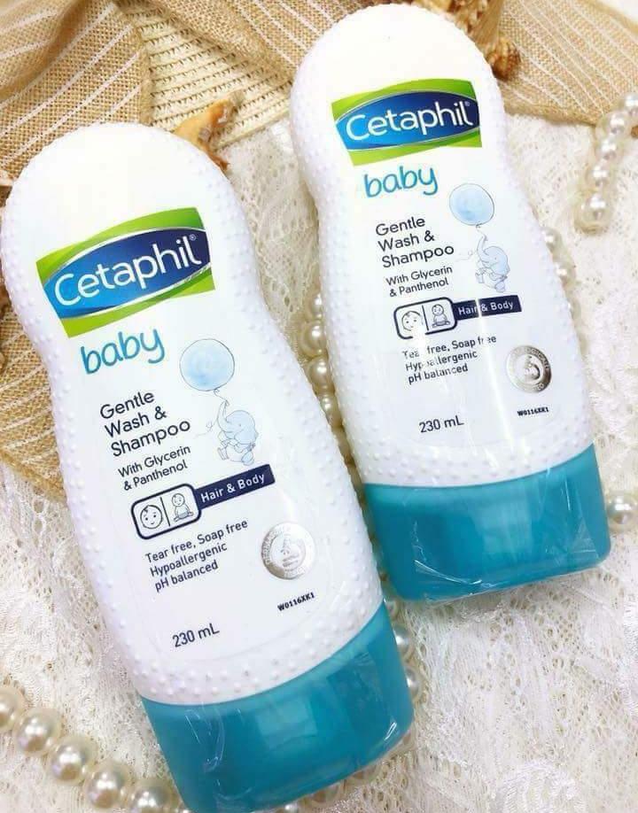 Sữa tắm gội cetaphil baby 230ml -úc