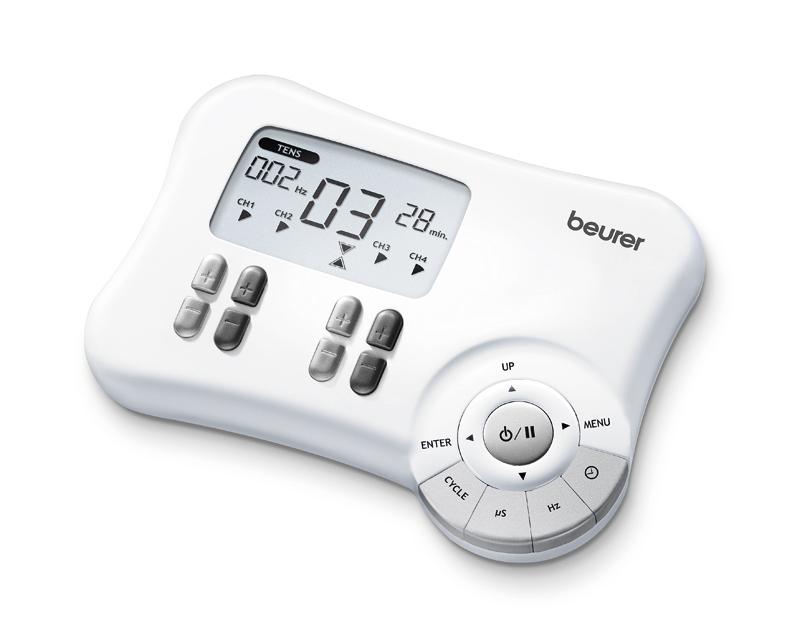 Máy điện châm kỹ thuật số 4 và 8 điện cực Beurer EM80