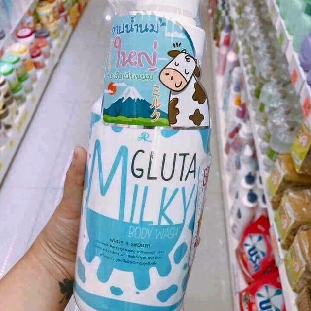 Sữa tắm trắng da Gluta Milky Body Wash 800ml Thái Lan