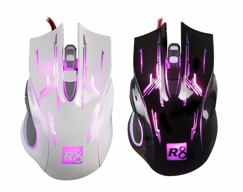 Chuột Chuyên Game R8 1616 Đèn Led 7 Màu