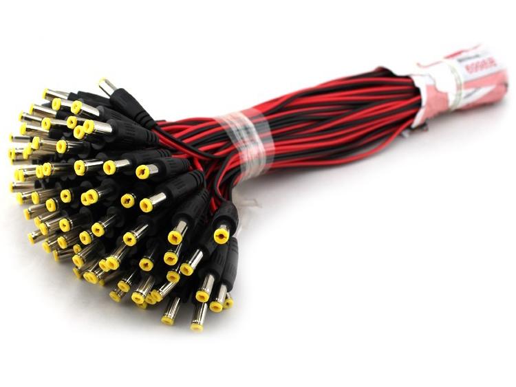 Bộ 100 đầu nguồn camera 12v- jack nguồn 3.5mm cho camera quan sát