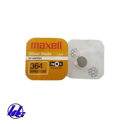 Pin đồng hồ đeo tay Maxell SR621SW/364 Silver Oxide 1.55V - Vỉ 1 viên