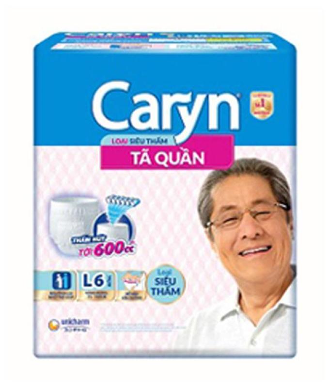 Bộ 2 Tã Quần Người Lớn Caryn Siêu Thấm L-6 tốt nhất