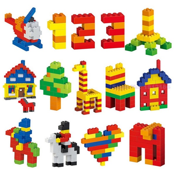 Bộ xếp hình Lego 1000 chi tiết cho bé